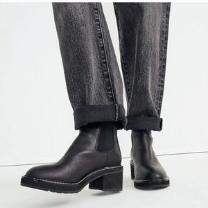 Madewell chelsea lugsole heeled boot 8